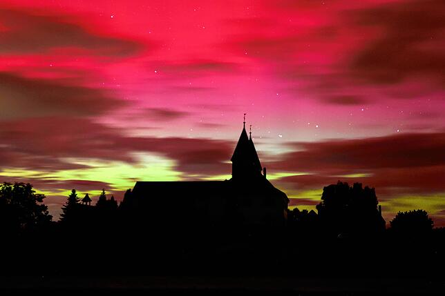 Bild 5: Polarlichter über Bodensee und Schwarzwald: Die besten Bilder!