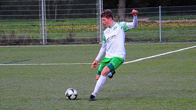Aaron Mößner von der DJK Donaueschingen schoss in der Partie gegen den SV Linx beide Tore.