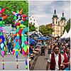 Glonki-Sommerfest in Villingen, Stadtfest in St. Georgen und Donauquellfest in Donaueschingen (von links) – nur drei der Fest, die am ...