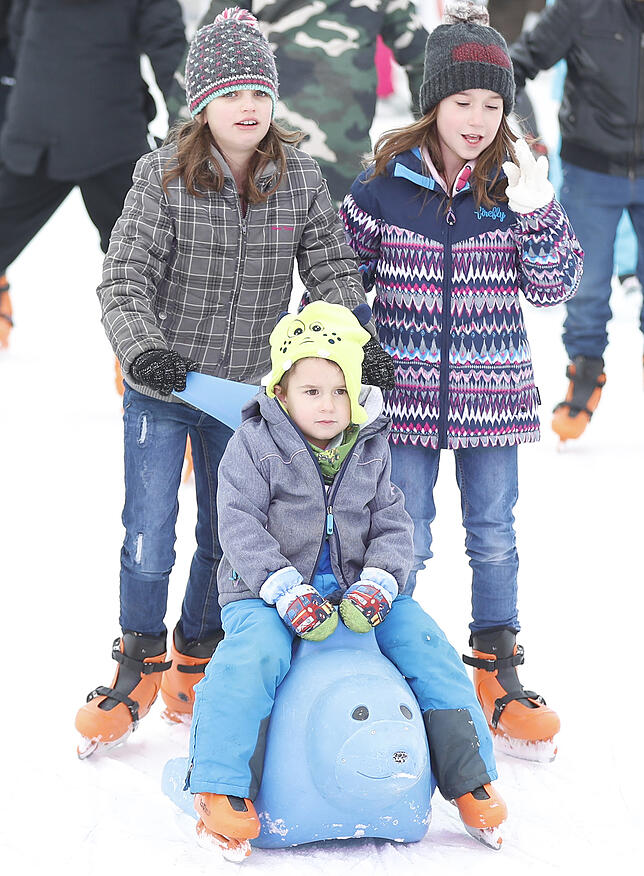 Bild 3: Bilder vom SÜDKURIER-Aktionstag auf der Blumberger Eisbahn