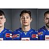 Sind für den WM-Vorbereitungslehrgang der deutschen Nationalmannschaft nominiert (von links): Johannes Huß, Boaz Bassen und Daniel ...