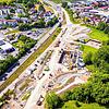 Blick auf das Baufeld des Röhrenbergtunnels in Allensbach im Juni 2022: Hier soll ab 2024 der größte der drei B33-Tunnel entstehen. ...