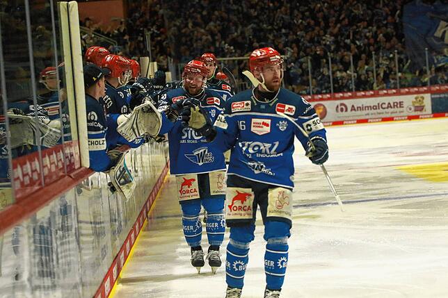 Bild 3: Fans, fliegende Fäuste und Feiern &ndash; Bilder vom 5:1 der Wild Wings gegen Straubing