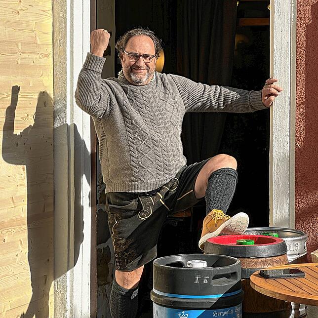 Bald ist O‘zapft beim Oktoberfest im „Guten Hirten“. Für Gastwirt Hubertus Reiber ist sein Lokal eine „Herzensangelegenheit“.