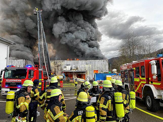 Bild 8: Nach Großbrand in Wehr: Ausmaß der Zerstörung wird sichtbar