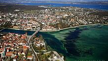 Konstanz aus der Luft.