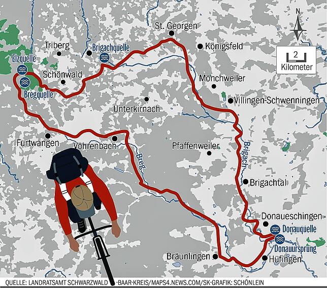 Bild 1: Praxistest: Etappe Null des Donauradweges zeigt Mängel