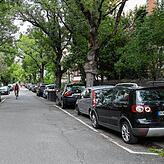 So sahen die mittlerweile entfernten Parkmarkierungen auf der Schützenstraße aus.