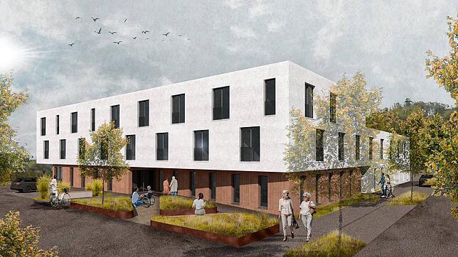 So wird das kommende Hospiz in Tiengen aussehen (Visualisierung)