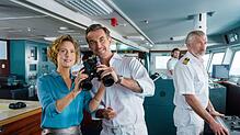 Kapitän Max Parger (Florian Silbereisen) bekommt auf dem Traumschiff eine neue Kollegin.