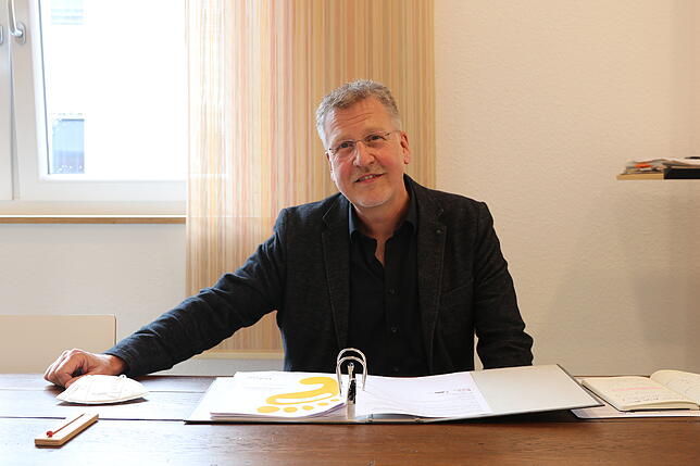 Matthias Frank leitet das Awo-Seniorenzentrum Michael-Herler-Heim in der Singener Masurenstraße.