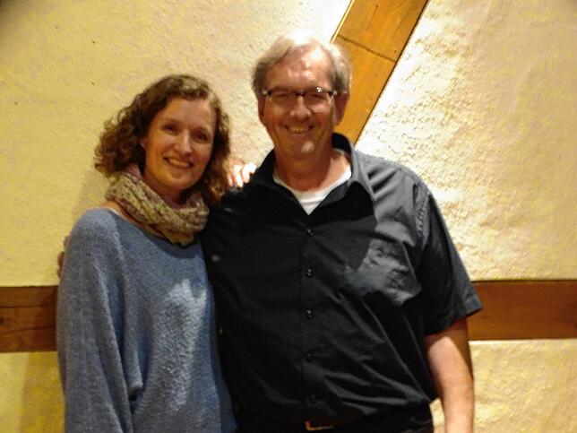 Marion Maier und Michael Vögtle sind das Organisationsteam des Bürgertheaters am Heimatabend.