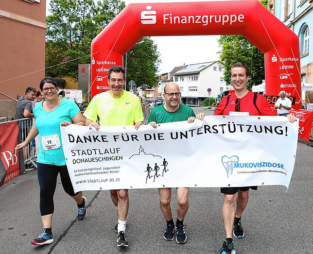 Bild 2: Stadtlauf durch die Donaueschinger Innenstadt kommt gut an