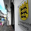 Das Freiburger Landgericht läuft unter starken Einschränkungen weiter.