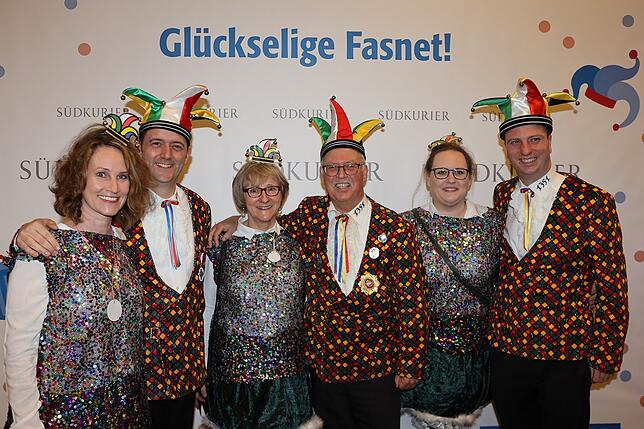 Bild 7: An der SÜDKURIER-Fotowand: Das sind die Gäste der Fernsehfasnacht (Teil 2)