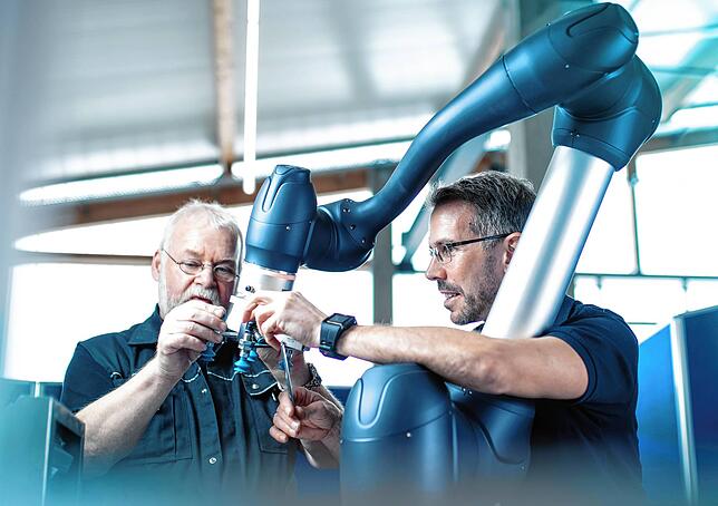Escad verfügt über Erfahrungen in der kollaborativen Leichtbaurobotik.
