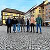 Einen großen Baum anstelle der Pflasterwüste auf dem Münsterplatz – das schlägt die Arbeitsgruppe Innenstadt mit Hartmut Fricke, Jareem ...
