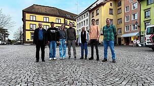 Einen großen Baum anstelle der Pflasterwüste auf dem Münsterplatz – das schlägt die Arbeitsgruppe Innenstadt mit Hartmut Fricke, Jareem ...