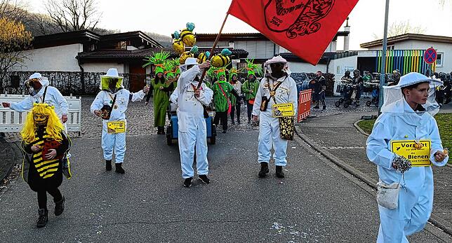 Bild 4: So schön war die gemeinsame Straßenfasnet in Oberlauchringen