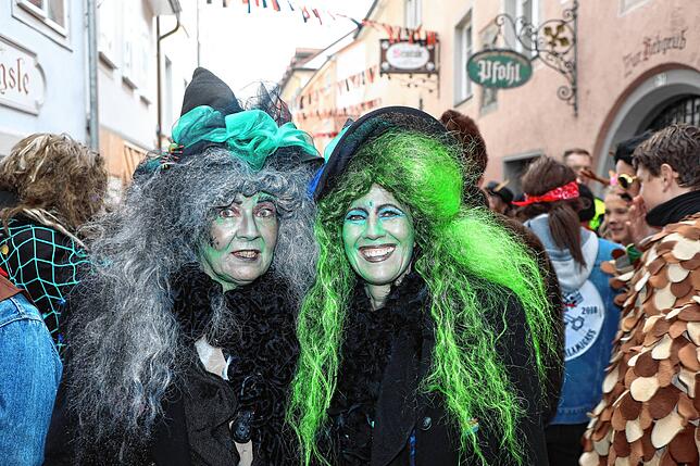 Bild 20: Buntes Treiben in den Gassen &ndash; Narren erobern bei der Straßenfastnacht die Stadt
