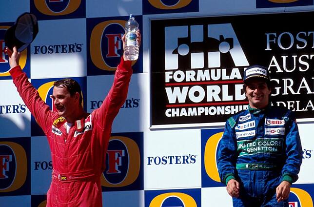 Nelson Piquet (links) versuchte alles, um seinen Williams-Teamkollegen Nigel Mansell zu schaden. Er schreckte nicht einmal davor zurück, ...