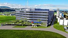 Eine Visualisierung des künftigen Technologiezentrums in Laufenburg/Schweiz, für das das Unternehmen Flexbase die Baufreigabe erhält.