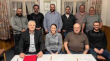 Zehn Kandidaten treten bei der Ortschaftsratwahl in Riedböhringen an (hinten, von links): Alexander Hewer, Bernhard Kerek, Jochen ...