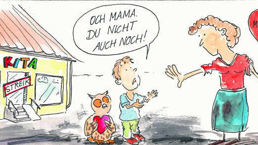 Warnstreiks in den Kindertageseinrichtungen beschäftigen Eltern kurz vor Muttertag auch im Hegau.
