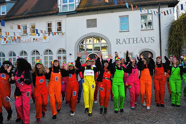 Bild 31: Die besten Bilder vom Rathaussturm in Markdorf