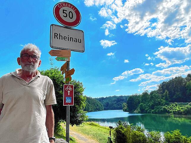 Marcel Zwahlen aus Rheinau fühlt sich nicht unsicher. „Für mich war die Tötung eine abgemachte Sache“, sagt er. Am rechten ...