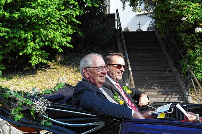 Bild 27: Bilder von der Reiterprozession zum Jubiläumsfest der Blutreitergruppe Oberteuringen