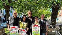 Freuen sich auf das Frühlingsfest am Sonntag, 4. Mai, in Schopfheim (von links): Manfred Schnell, Thea Adelbrecht, Martin Bühler, Sigrid ...
