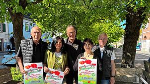 Freuen sich auf das Frühlingsfest am Sonntag, 4. Mai, in Schopfheim (von links): Manfred Schnell, Thea Adelbrecht, Martin Bühler, Sigrid ...