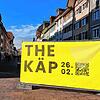 Gelbe Plakate und Banner mit der mysteriösen Aufschrift &bdquo;The Käp&ldquo; stehen und hängen in Waldshut. Am Sonntag, 6. Februar, ...
