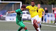 Aufsteiger SV Allensbach (rechts, Ilyas Kabbadj) trifft auf den TuS Immenstaad, Simon Nesensohn (links) und der TSV Aach-Linz spielen ...