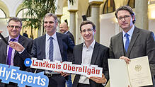 Der Landkreis Oberallgäu gehört zu den Gewinnern im Bundesförderprogramm &bdquo;HyExperts&ldquo; für regionale Wasserstoff-Konzepte, ...