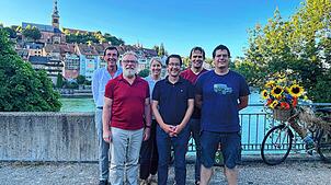 Der neue Vorstand (von links): Roland Kaufmann, John Warpelin, Corinne Herzog, Patrick Bernhart, Marc Fischer und Lukas Leuenberger. Es ...