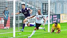 So will Maxime Foulon auch gegen Holzhausen jubeln. Der französische Neuzugang ist wieder zurück im Villinger Kader. Bild: R. Müller