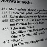 Schwarz auf Weiß: Egal für 14,80 Euro.