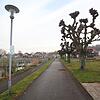 An der Ostmole ist geplant, zuerst den schmalen, hafenseitigen Weg (links) abzubrechen und zu entsorgen. Die übrigen beiden Wege sollen ...