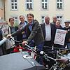 Sie stellten das Programm &bdquo;Radkultur&ldquo; für 2019 vor, von links: Winfried Riegelsberger, Kristine Hebenstreit, Ralf Däubler, ...