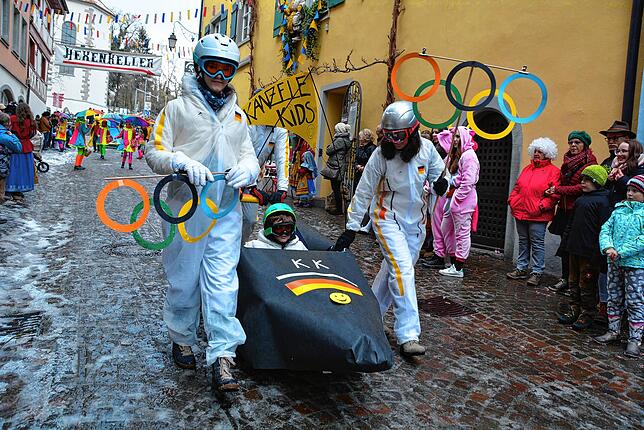 Die Känzele-Kids mit ihren Bobs hatten im Olympiajahr 2018 beste Medaillenchancen.