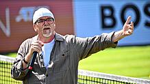DJ Ötzi – gerade noch auf dem Center Court am Stuttgarter Weissenhof, am Samstag, 5. Juli, schon bei der großen Schanzen-Fete in ...
