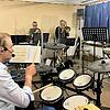 BHB – Level 24 bei der Probe Ende 2024. Die unter dem früheren Namen Bregi-House-Band besser bekannte Band spielt jetzt wieder Konzerte.