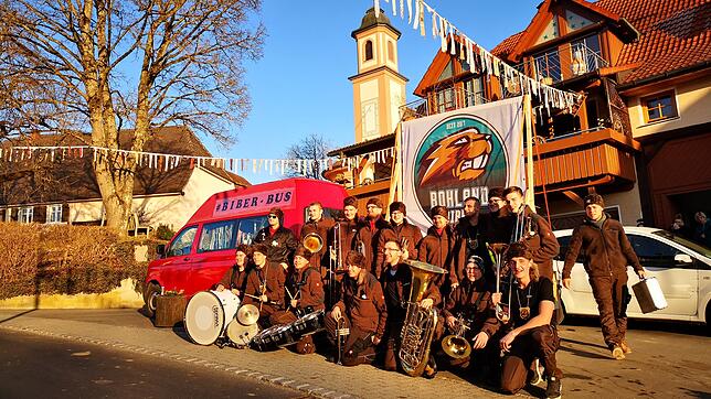 Die Bohland Biber an der Fasnacht im vergangenen Jahr