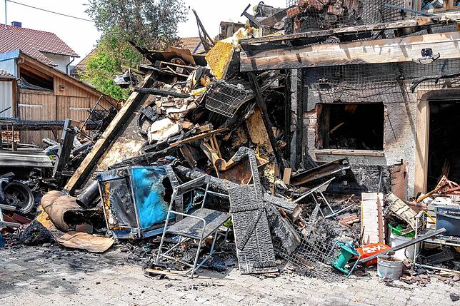 Bild 3: Großbrand: So sieht die Ruine von oben aus