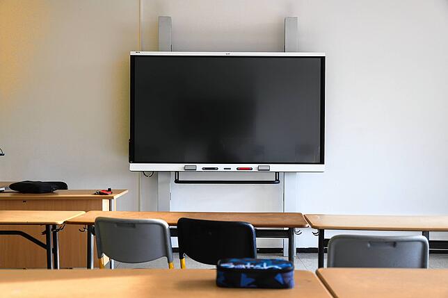 So sehen die neuen Smartboards aus. Hegau-Gymnasium und Zeppelin-Realschule setzen lieber auf Whiteboards, die auch ganz ohne Technik ...