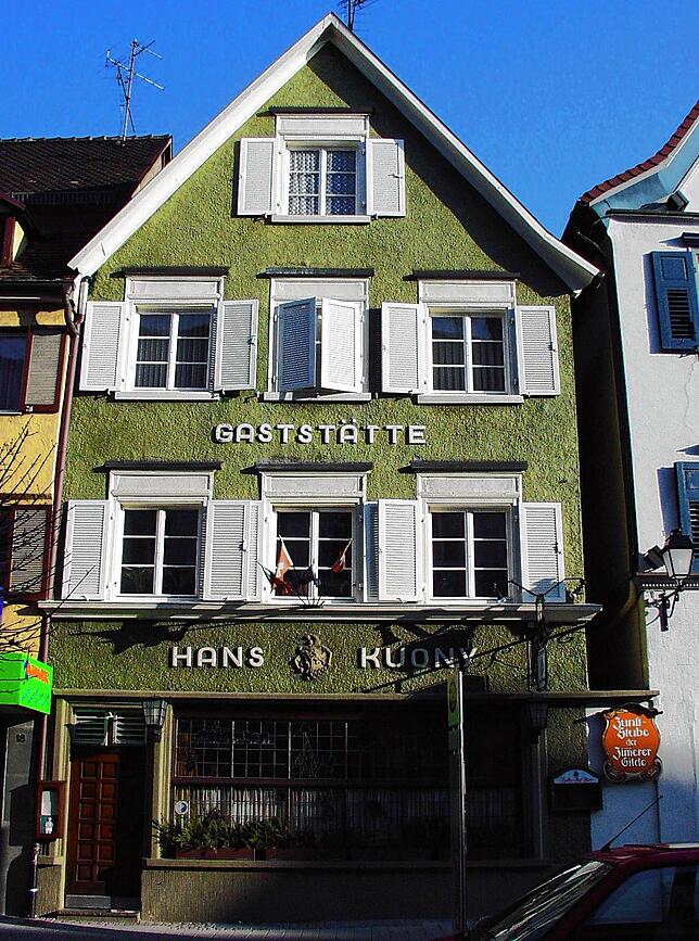 So sah die Gaststätte, in der bis 2002 zuletzt 20 Jahre lang eine Pizzeria war, vor dem Umbau aus.