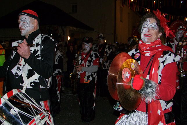 Bild 29: Bilder vom Klettgaunarrentreffen der Narrenzunft Bohnenviertel in Hohentengen a.H. am Samstag, 8. Februar