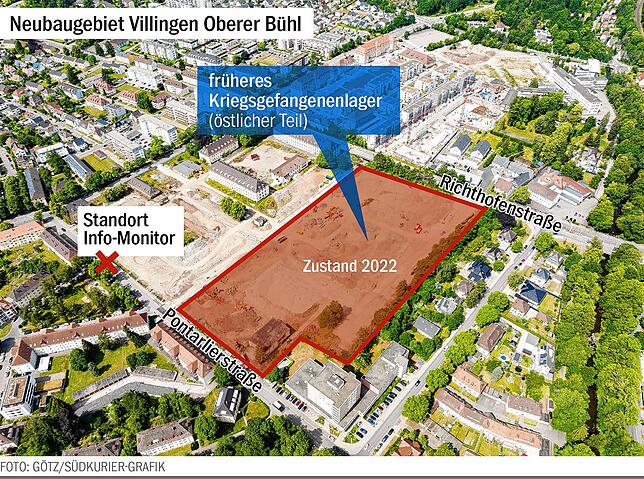 Bild 1: Erinnerung an Kriegsende: Tausende Kriegsgefangene saßen in Villinger Baracken